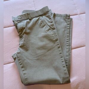 Mens Plaid& Plain Chino Pants Size 33Wx28L